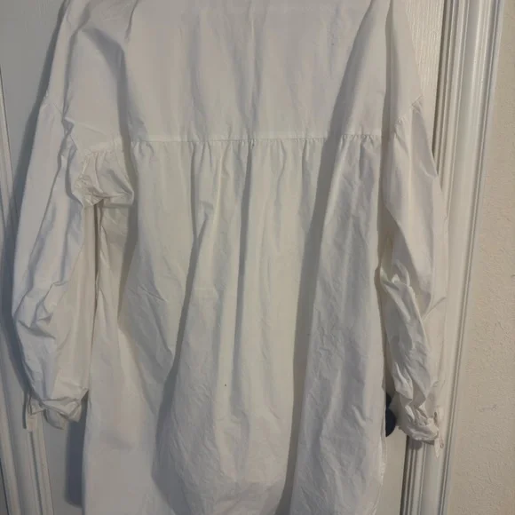 Top Shop White Button-Up Shirt - Picture 5 of 5